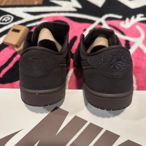 Jordan 1 Retro Low OG SP Travis Scott Velvet Brown - Size 10 - Brand New - Picture 7 of 12